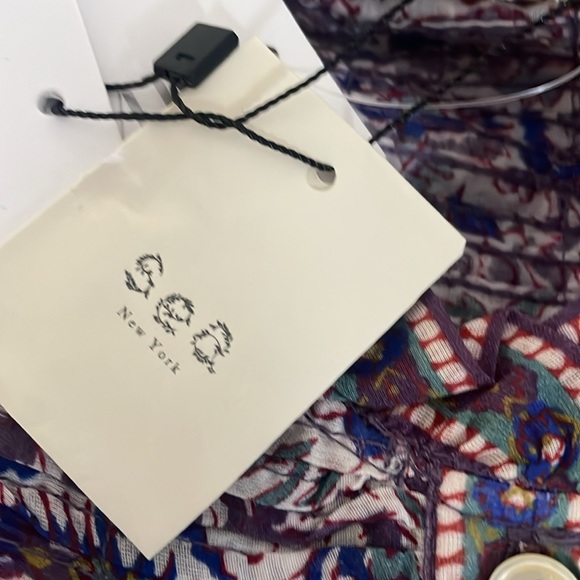 Sea
Rosita Border Print Flutter Sleeve Top - Picture 7 of 9